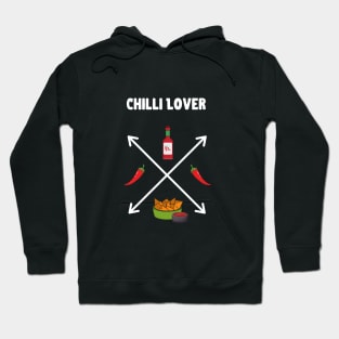 Chilli Lover, Hot Sauce and Nachos Hoodie